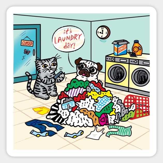 Laundry Day Sticker by sonhouse5
